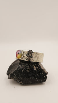 Mix Taşlı Saf Bakır Bileklik – 18 Ayar Rodyum Altın Kaplama, 1. Kalite Taş