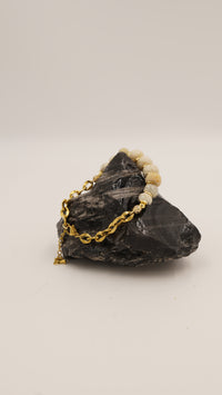 Opal Taşlı Bileklik – 1. Kalite, Çelik Metal (20 cm + 5 cm Uzatma)