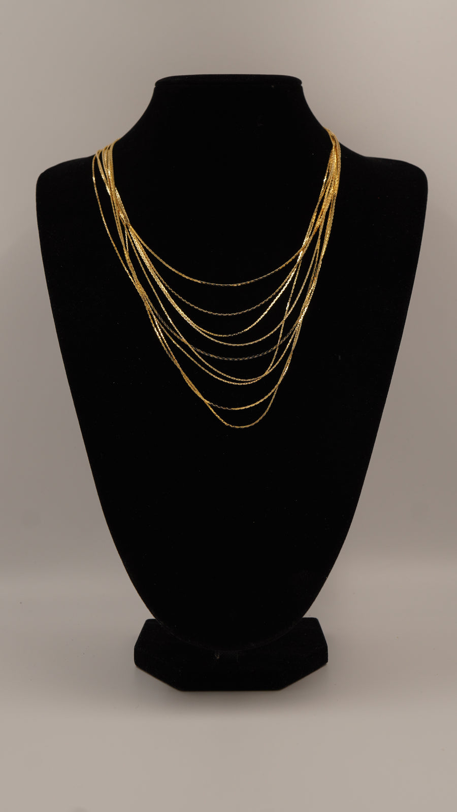 Çoklu Zincir Detaylı VIP Çelik Kolye