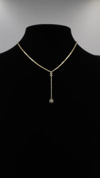 Zirkon Taşlı Y Model Kolye