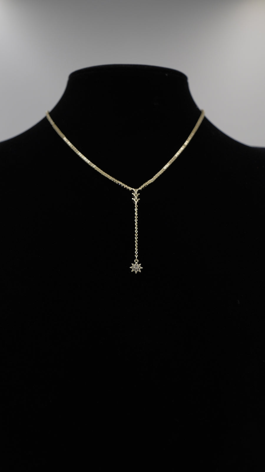 Zirkon Taşlı Y Model Kolye