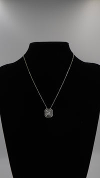Baget Model Zirkon Taşlı Kolye