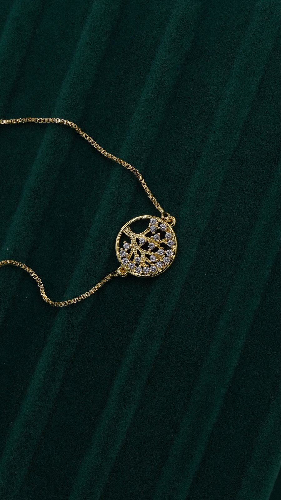 Hayat Ağacı Figürlü Çelik Bileklik