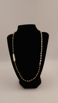 Barok İnci & Turmalin Tasarım Kolye