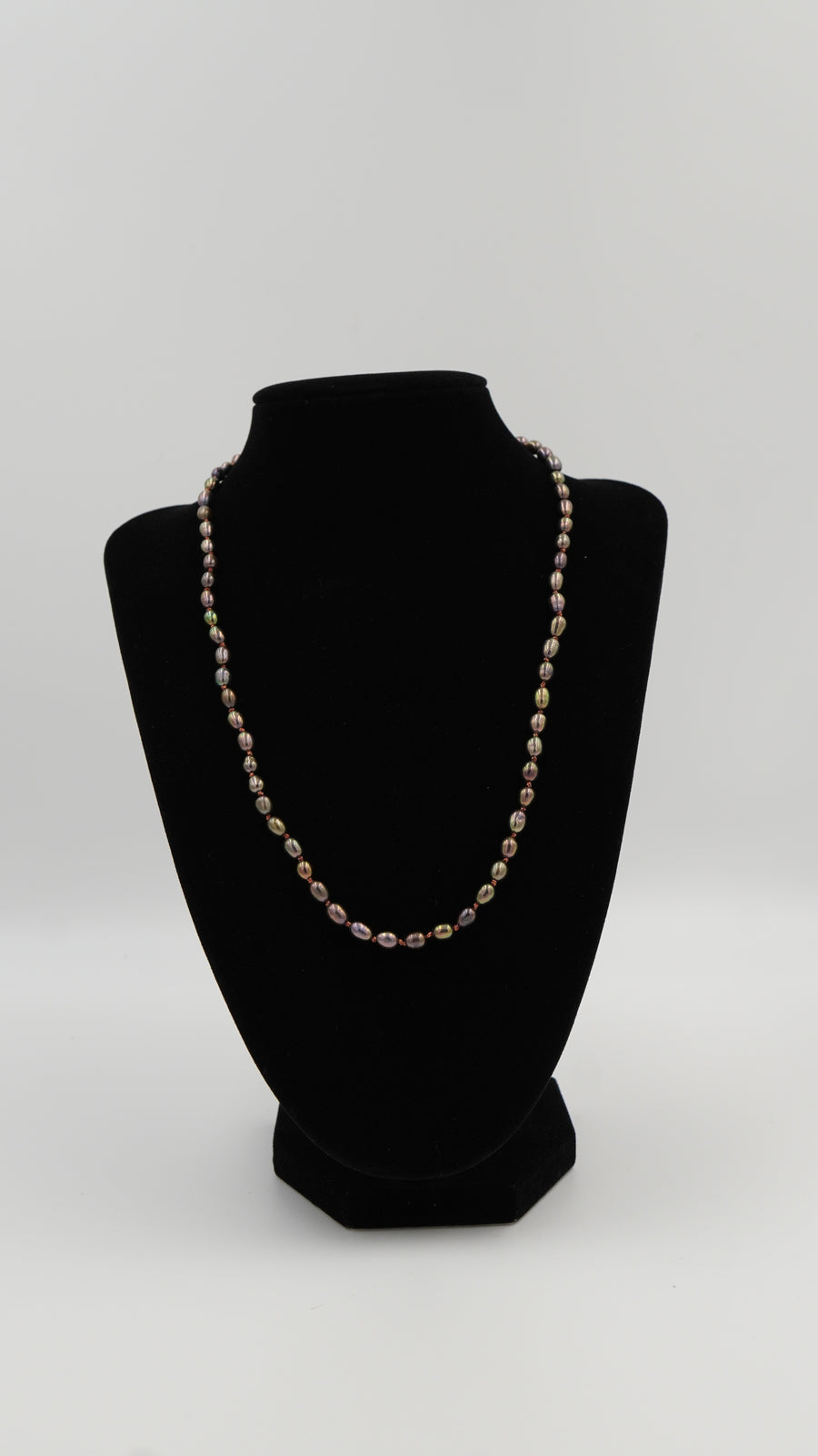 Soğan Kabuğu İnci & Bakır Tasarım Kolye