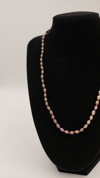 Soğan Kabuğu İnci & Bakır Tasarım Kolye