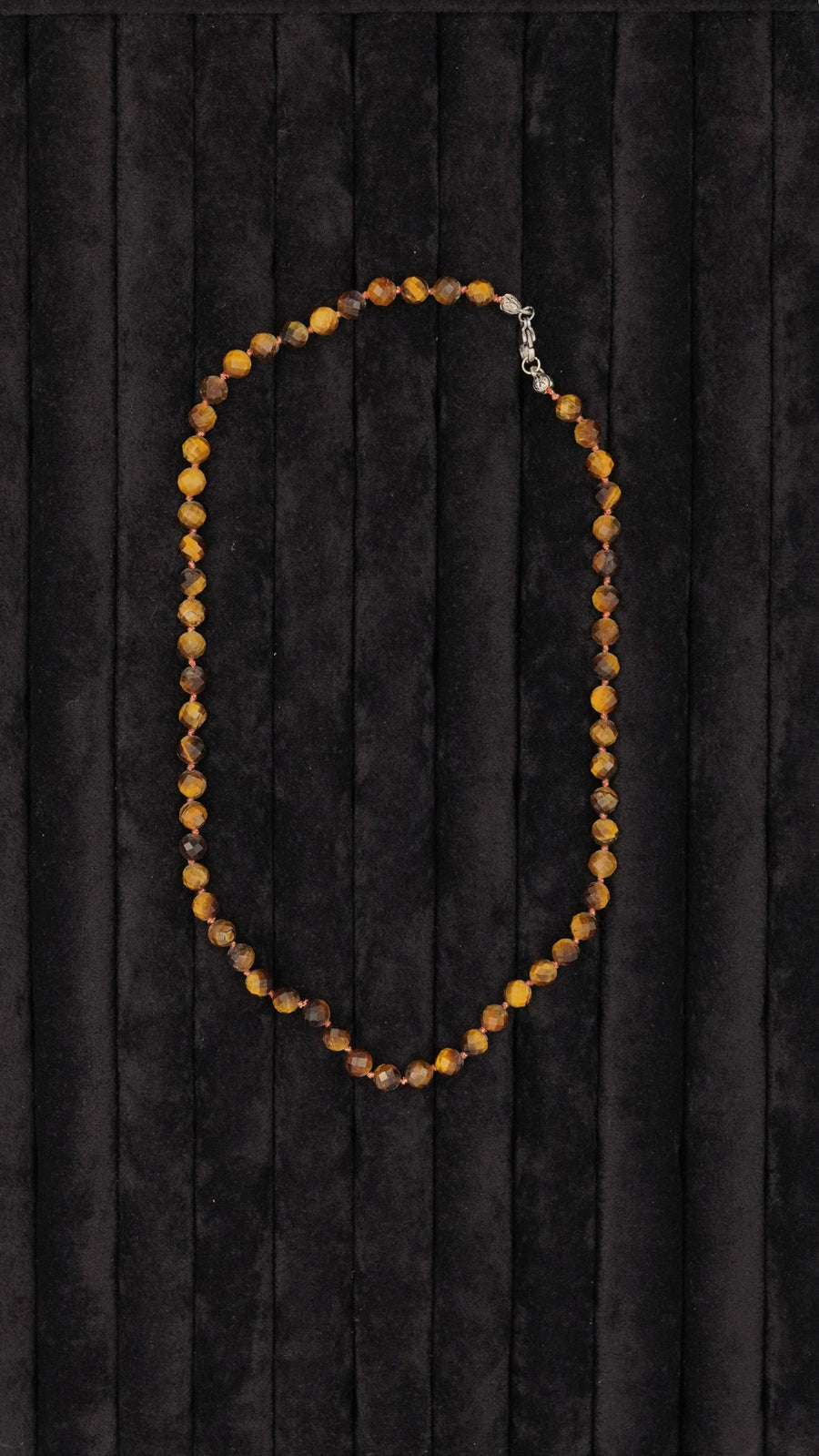 Kaplan Gözü Doğal Taş Kolye