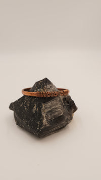 Saf Bakır El Yapımı Bileklik