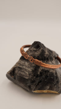 Saf Bakır El Yapımı Bileklik