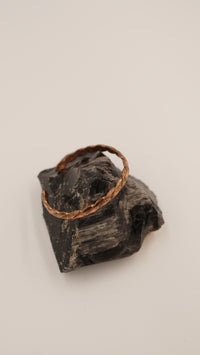 Örgü Model El Yapımı Saf Bakır Bileklik – Ayarlanabilir