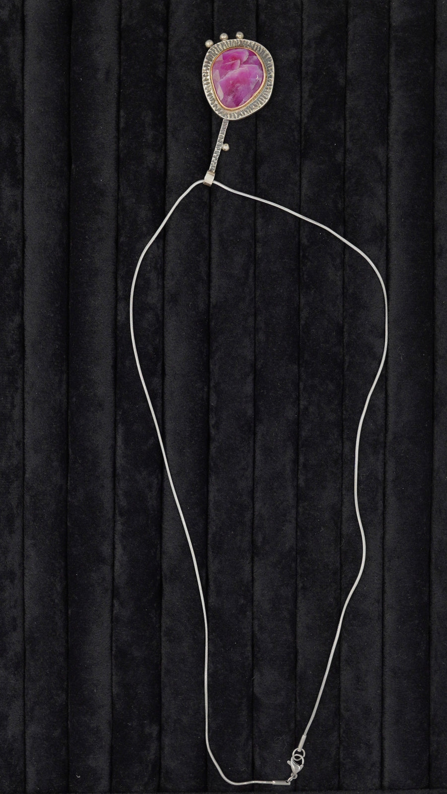 Özel Tasarım Brezilya Akik Taşlı Gümüş Kolye Ucu