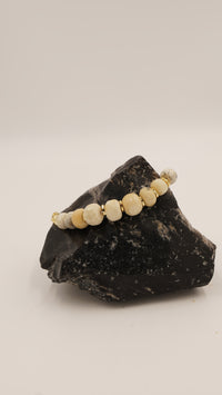 Opal Taşlı Bileklik – 1. Kalite, Çelik Metal (20 cm + 5 cm Uzatma)