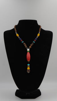 Dumanlı Quartz & Ay Taşı Detaylı Otantik Kolye
