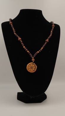 Rune Koruma Doğal Taşlı Kolye