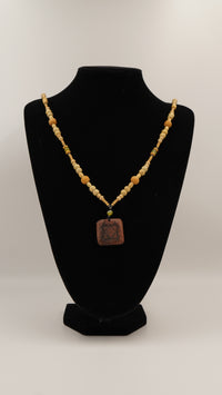 Rune Ruh Dengeleyici Dumanlı Kuvars Doğal Taşlı Kolye