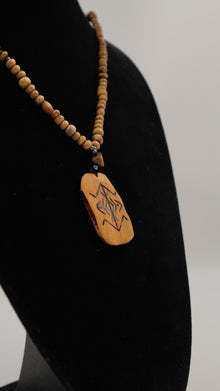 Rune Odaklanma Doğal Taşlı Kolye