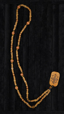 Rune Odaklanma Doğal Taşlı Kolye