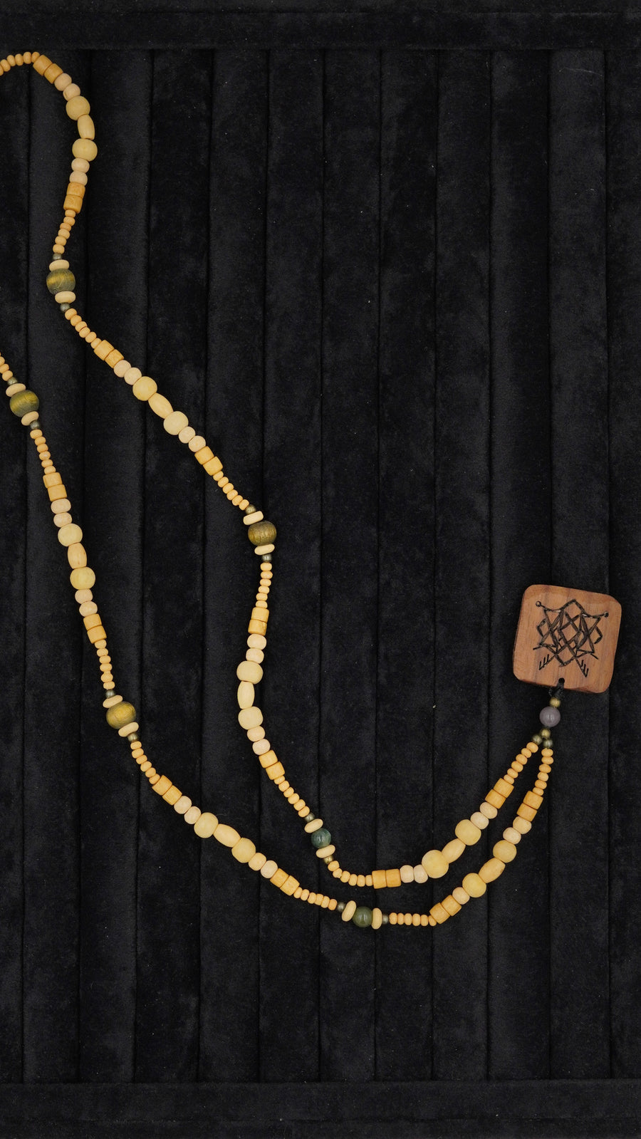 Rune Ruh Dengeleyici Dumanlı Kuvars Doğal Taşlı Kolye