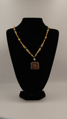 Rune Yetenek & Karizma Doğal Taşlı Kolye