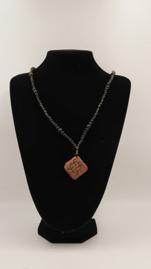 Rune İyi Şans Doğal Taşlı Kolye