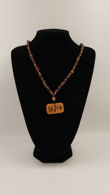 Rune Dönüşüm Doğal Taşlı Kolye