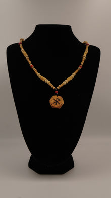 Rune Aşk Doğal Taşlı Kolye