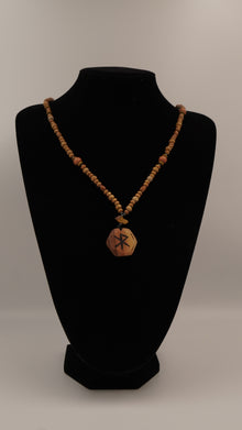 Rune Aşk Doğal Taşlı Kolye