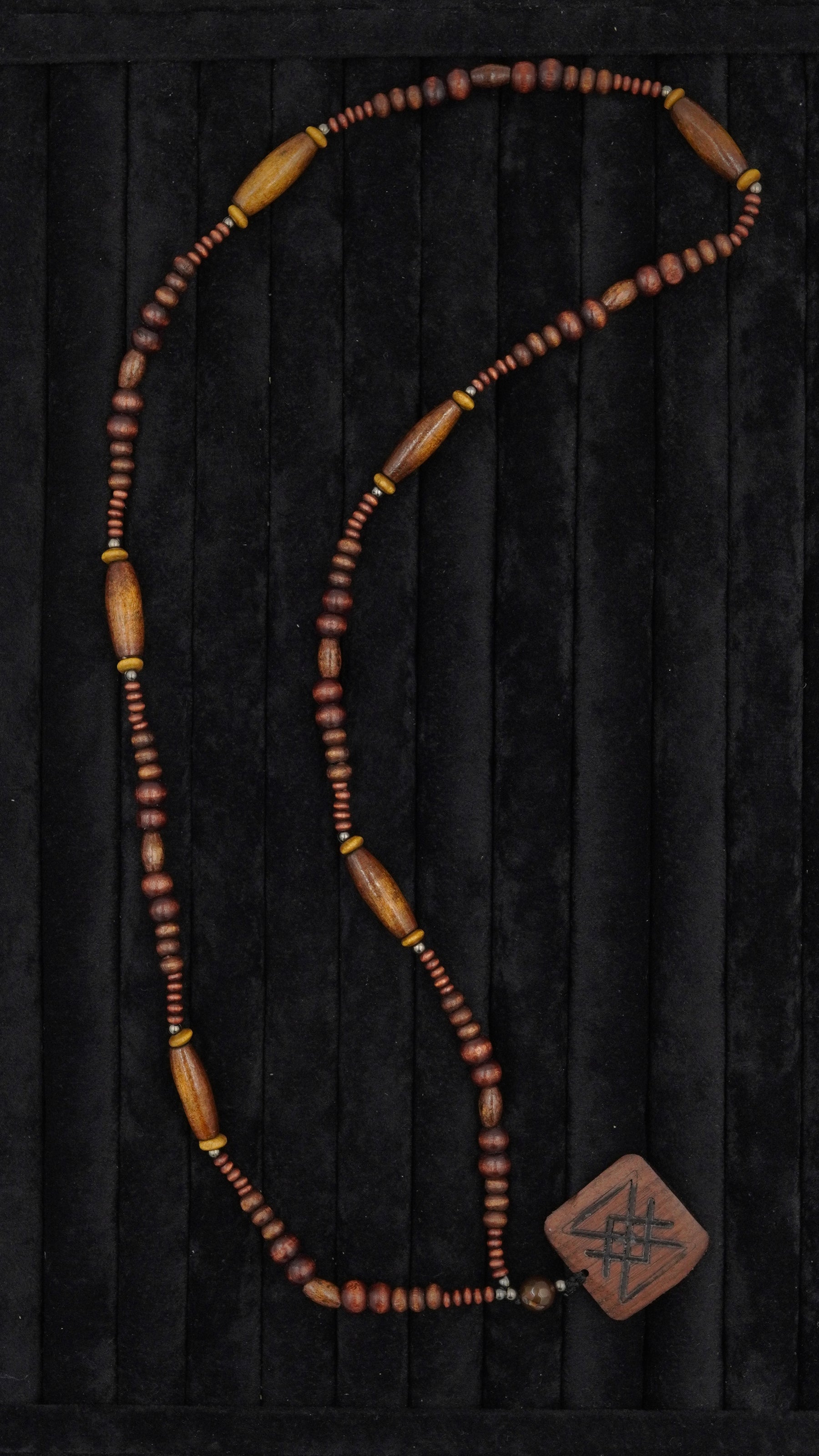 Rune Doğal Taşlı Kolye