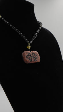 Rune Koruma Doğal Taşlı Kolye