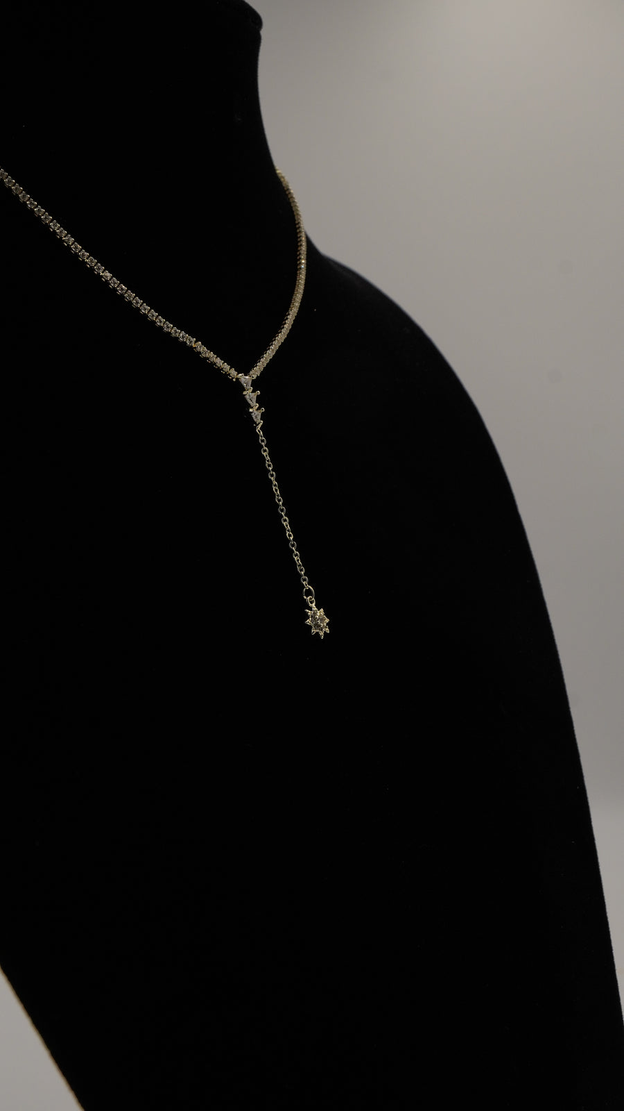 Zirkon Taşlı Y Model Kolye