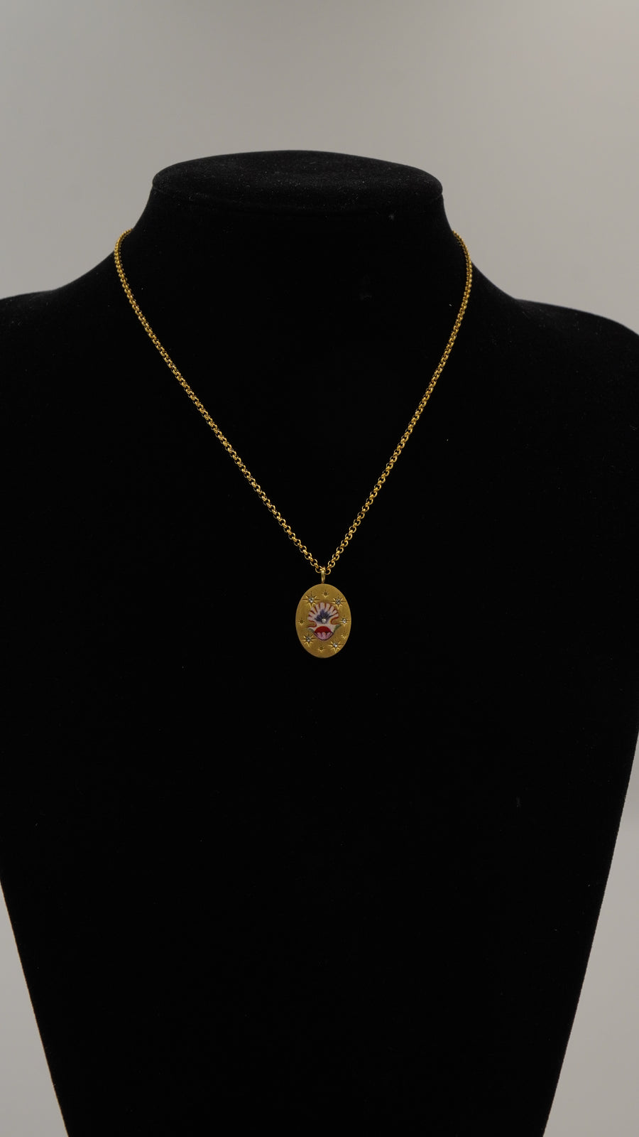 Karışık Desenli Çelik Kolye