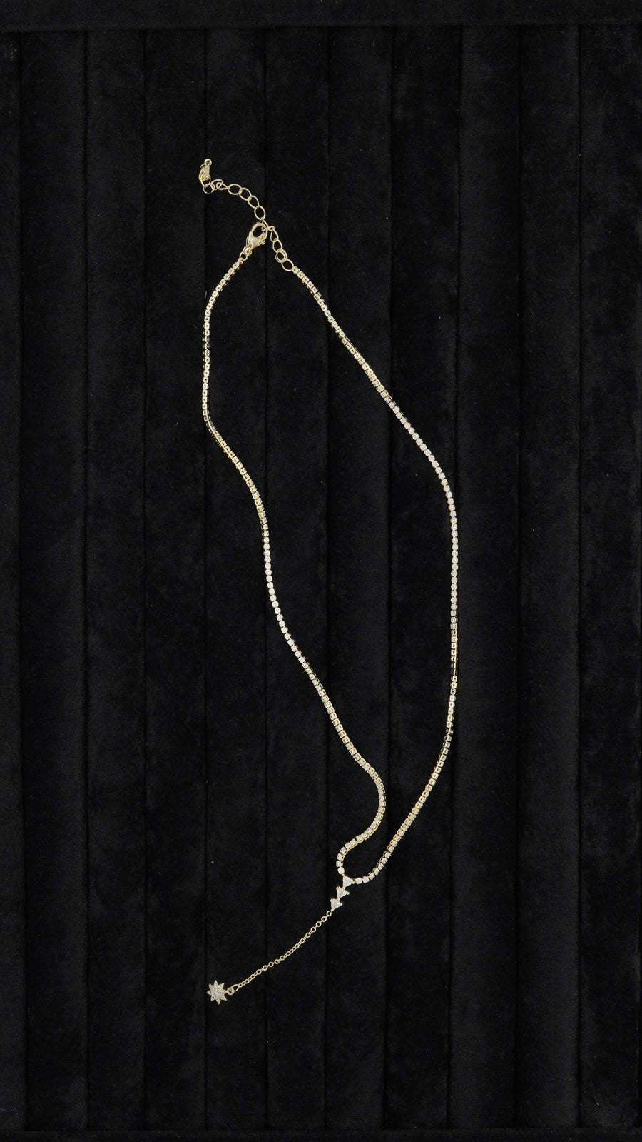 Zirkon Taşlı Y Model Kolye