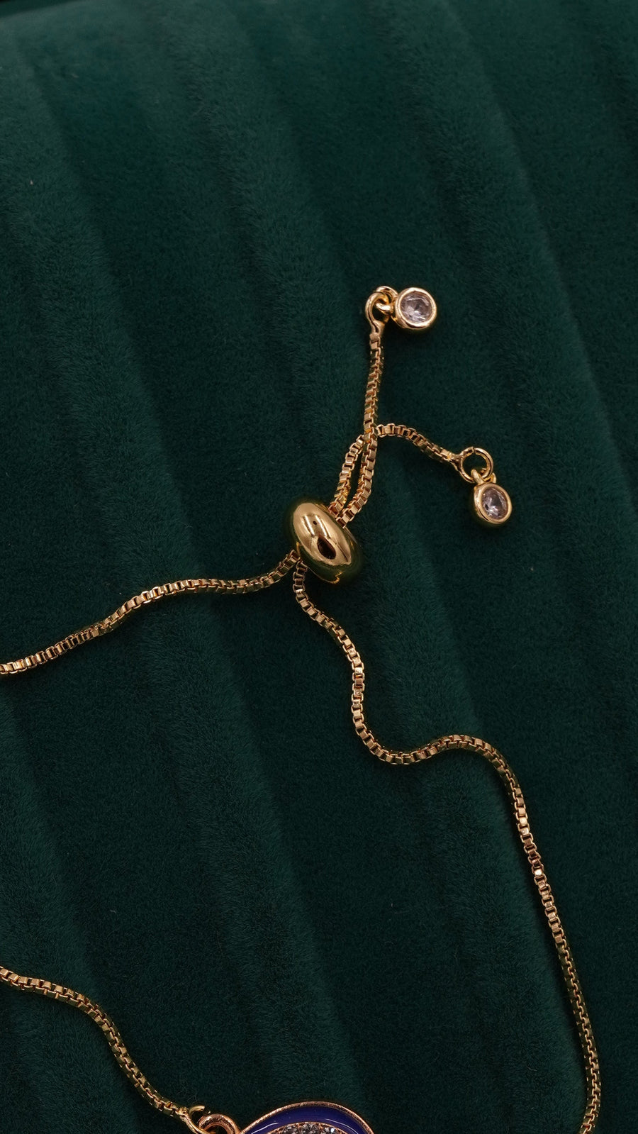 Nazar Boncuğu Figürlü Zirkon Taşlı Çelik Bileklik