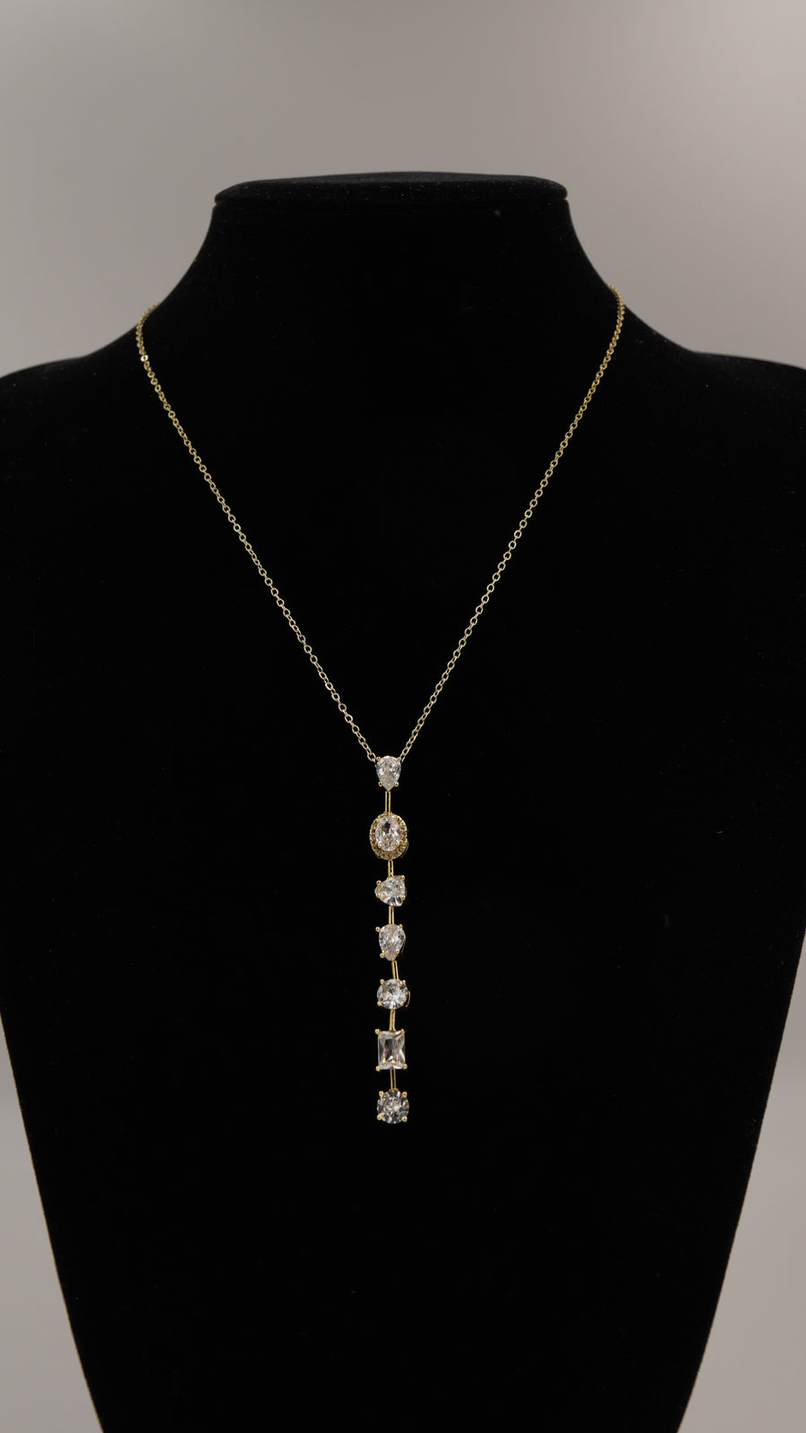 Zirkon Taşlı Y Kolye - 7'li