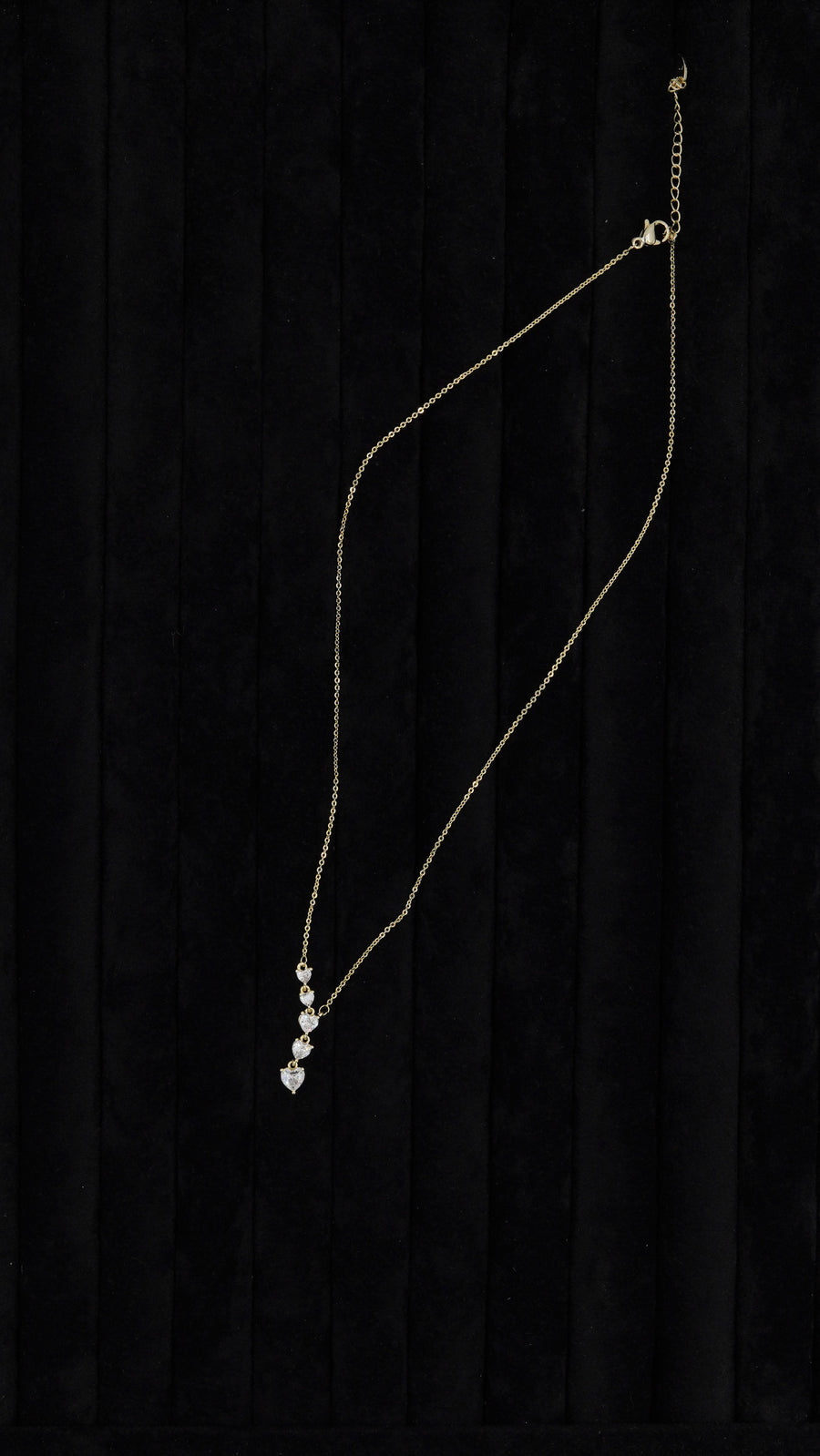 Damla Figürlü Zirkon Taşlı Y Kolye – Hayalet Model