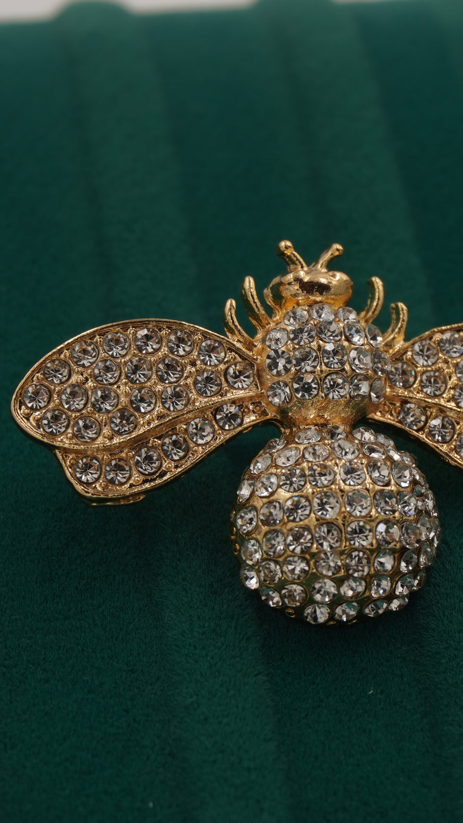Zirkon Taşlı Arı Figürlü Broş