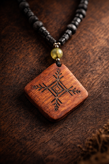 Rune Enerji Doğal Taşlı Kolye