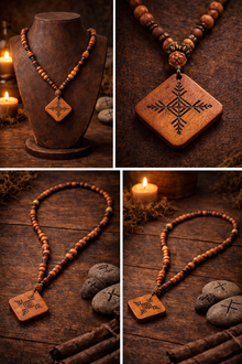 Rune Enerji Doğal Taşlı Kolye